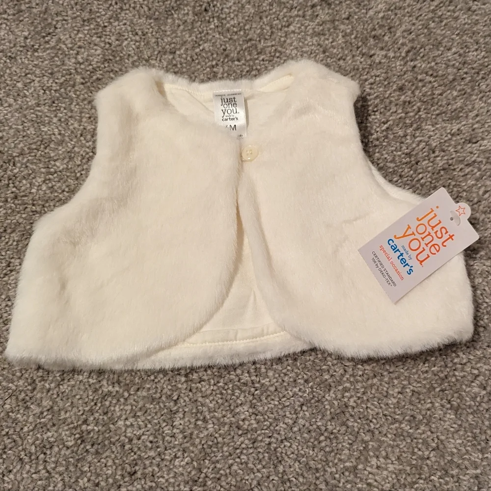 White Vest for Baby - Picture 1 of 3